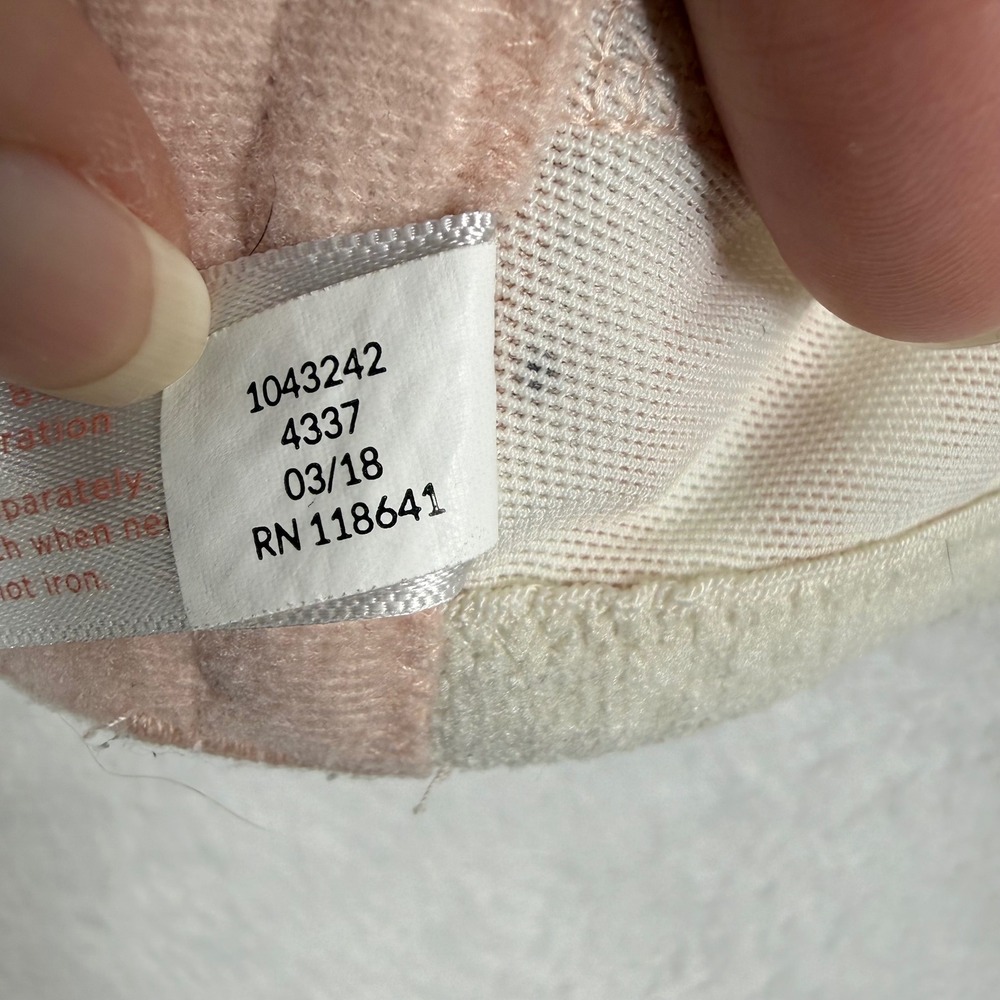Cacique Lightly Lined Balconette‎ Bra 42DD Pink White Striped - Picture 5 of 7